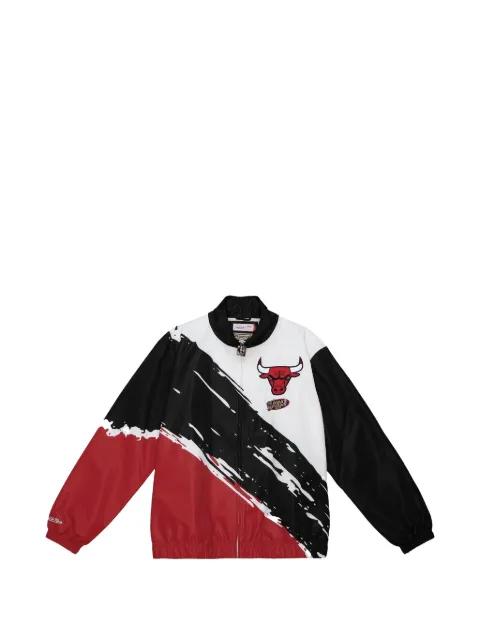 "NBA Chicago Bulls" Paintbrush windbreaker jacket by MITCHELL&NESS