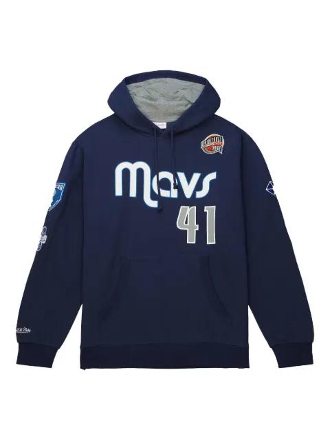 NBA Dallas Mavericks 2023 Dirk Nowitzki fleece hoodie by MITCHELL&NESS NBA Dallas Mavericks 2023 Dirk Nowitzki fleece hoodie by MITCHELL&NESS
