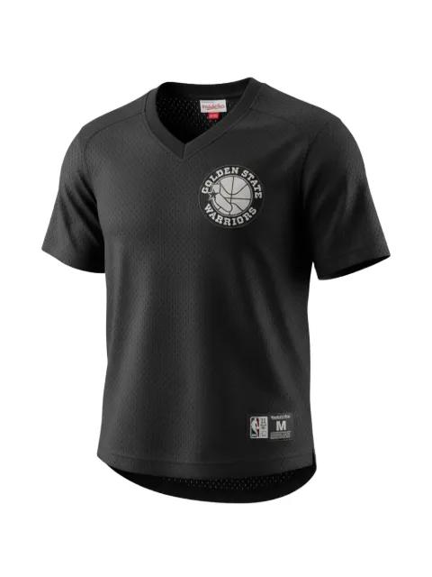 NBA Golden State Warriors Final Seconds V-neck T-shirt by MITCHELL&NESS