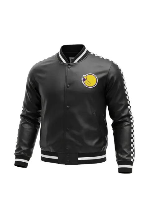 NBA Golden State Warriors checker-print jacket by MITCHELL&NESS