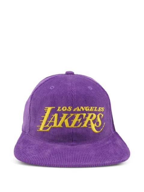 NBA Lakers corduroy embroidered baseball cap by MITCHELL&NESS