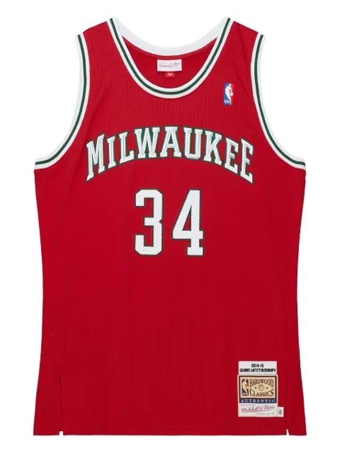 NBA Milwaukee Bucks 2014 Giannis Antetokounmpo jersey by MITCHELL&NESS