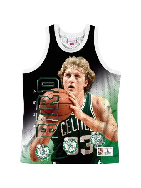 NBA Tank Behind The Back Boston Celtics Larry Bird tank top by MITCHELL&NESS