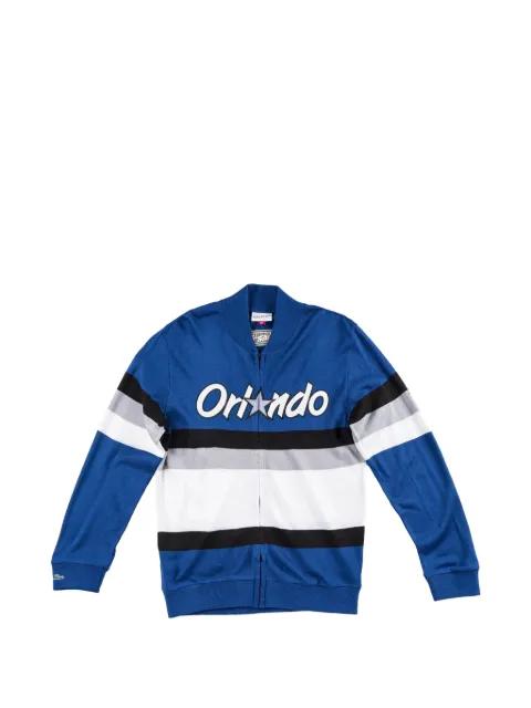 NBA stripe full zip sweatshirt by MITCHELL&NESS