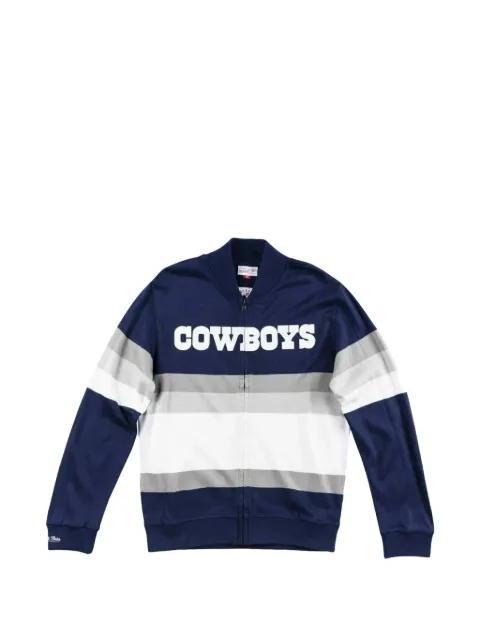 NFL "Dallas Cowboys" stripe full zip sweater by MITCHELL&NESS