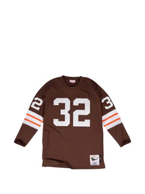 NFL Jim Brown "1964 Cleveland Browns" long-sleeves T-shirt by MITCHELL&NESS