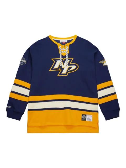 Nashville Predators Heritage Lace-Up pullover by MITCHELL&NESS