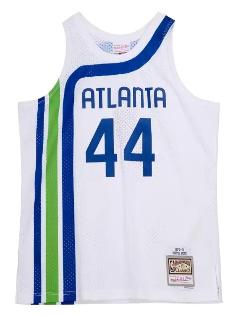 Pete Maravich Atlanta Hawks 1970/71 Hardwood Classics Swingman tank top by MITCHELL&NESS
