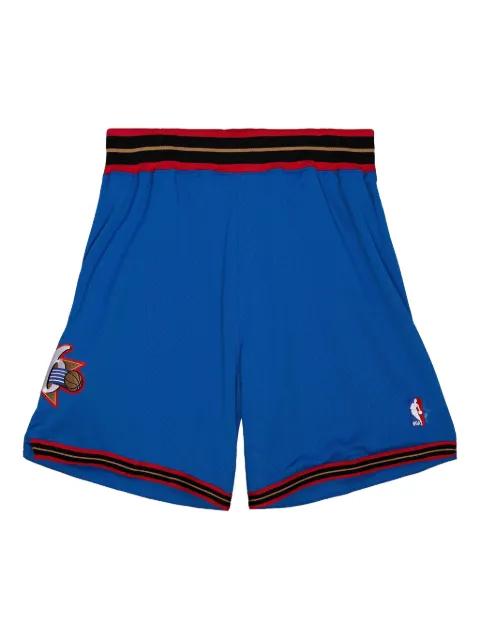 Philadelphia 76ers Royal 1999-00 Alternate Authentic Basketball shorts by MITCHELL&NESS