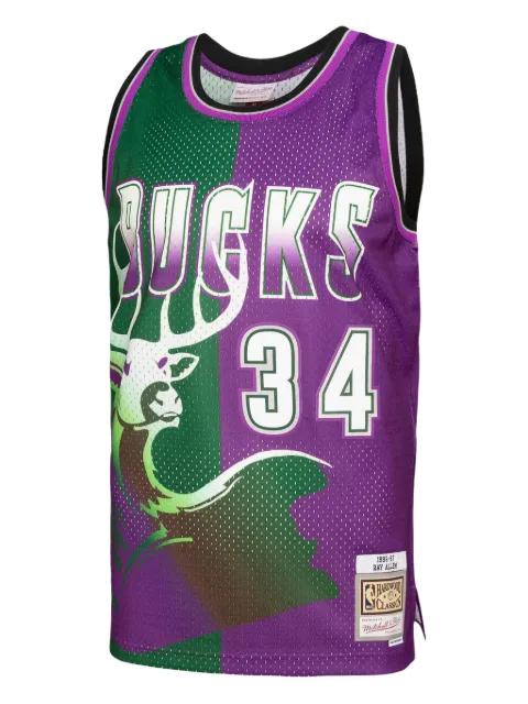 Ray Allen NBA Milwaukee Bucks 1996 Swingman tank top by MITCHELL&NESS