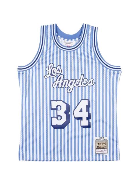 Shaquille O'Neal striped jersey by MITCHELL&NESS