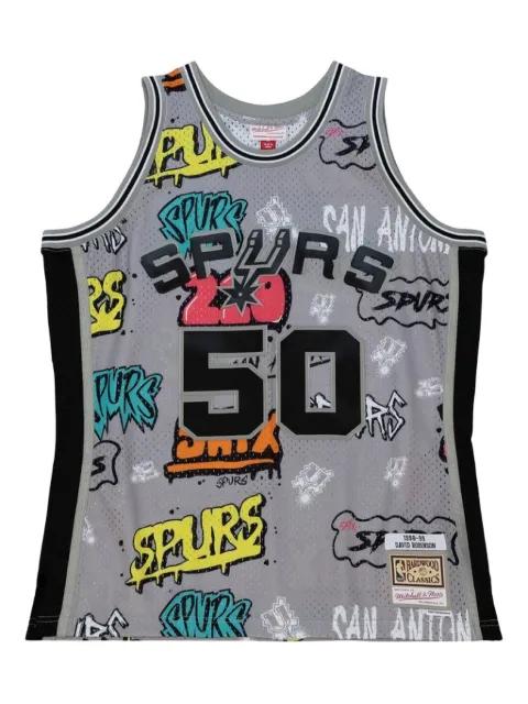 Slap Sticker Swingman "NBA Spurs 1998 David Robinson" t-shirt by MITCHELL&NESS