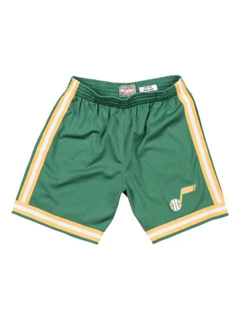 Utah Jazz 1979-80 striped swingman shorts by MITCHELL&NESS