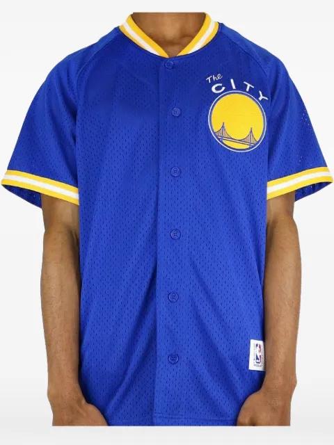 buttoned T-shirt by MITCHELL&NESS
