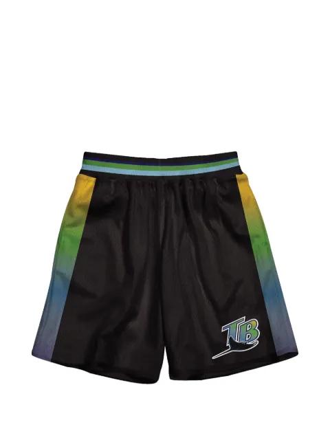elasticated-waistband track shorts by MITCHELL&NESS