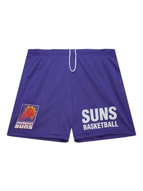 mesh logo shorts by MITCHELL&NESS