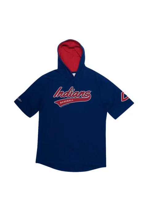 short-sleeves hoodied sweatshirt by MITCHELL&NESS