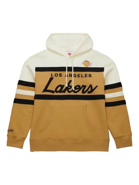 two-toned long-sleeve hoodie by MITCHELL&NESS