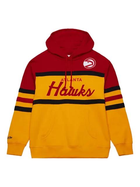 x Atlanta Hawks Head Coach striped hoodie by MITCHELL&NESS