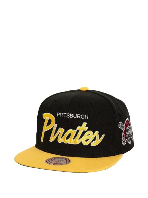 x MLB Evergreen Script Pittsburgh Pirates snapback cap by MITCHELL&NESS x MLB Evergreen Script Pittsburgh Pirates snapback cap by MITCHELL&NESS