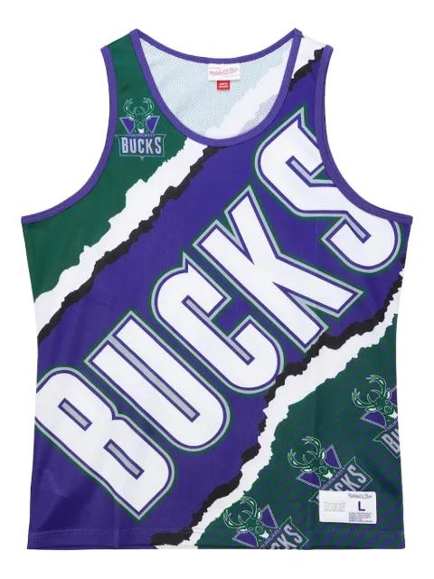 x  Milwaukee Bucks Jumbotron 2.0 sleeveless vest by MITCHELL&NESS