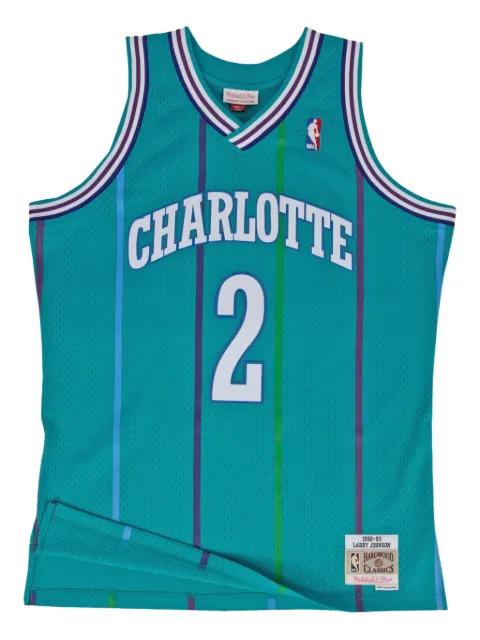 x NBA Charlotte Hornets 92 Larry Johnson Swingman Road tank top by MITCHELL&NESS