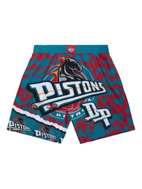 x NBA Detroit Pistons Jumbotron 2.0 Sublimated shorts by MITCHELL&NESS