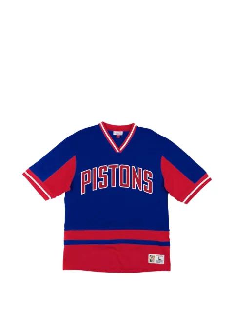 x NBA Detroit Pistons V-neck T-shirt by MITCHELL&NESS