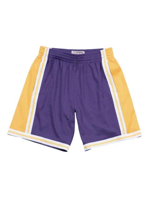 x NBA LA Lakers 84-85 Swingman Road shorts by MITCHELL&NESS