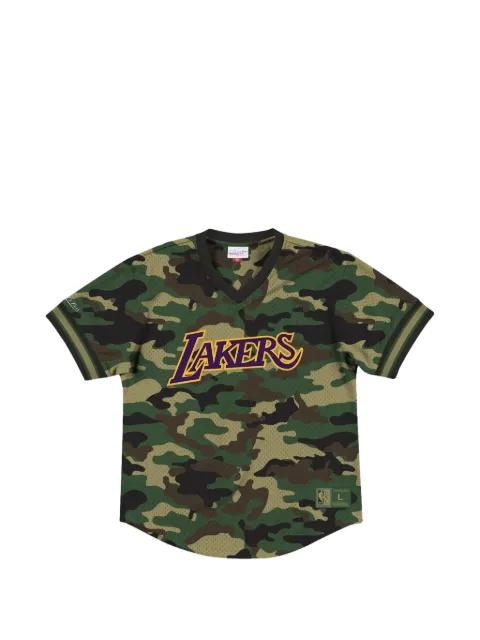 x NBA Los Angeles Lakers camouflage-print jersey by MITCHELL&NESS