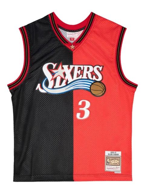 x NBA Philadelphia 76ers 2000 Allen Iverson Split Swingman tank top by MITCHELL&NESS
