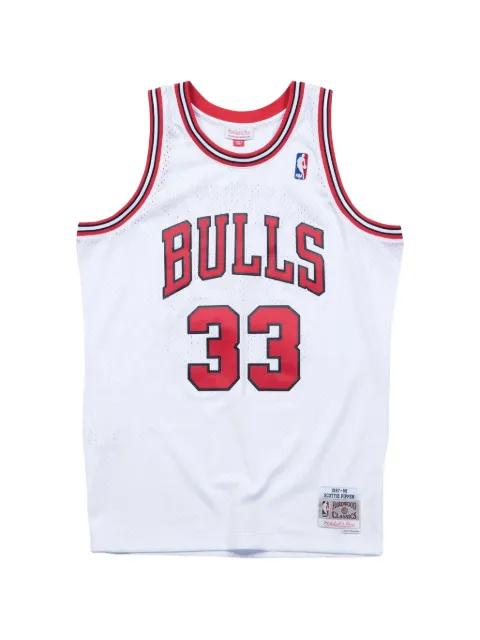 x NBA Scottie  Pippen swingman 1997-98 Chicago Bulls tank top by MITCHELL&NESS