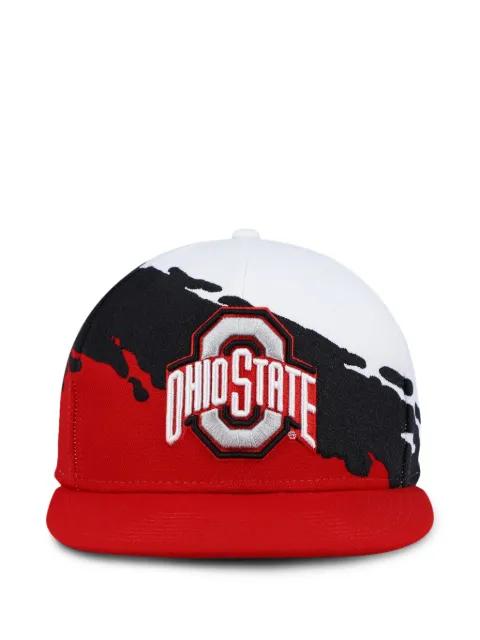 x NCAA Ohio State Buckeyes paintbrush snapback cap by MITCHELL&NESS