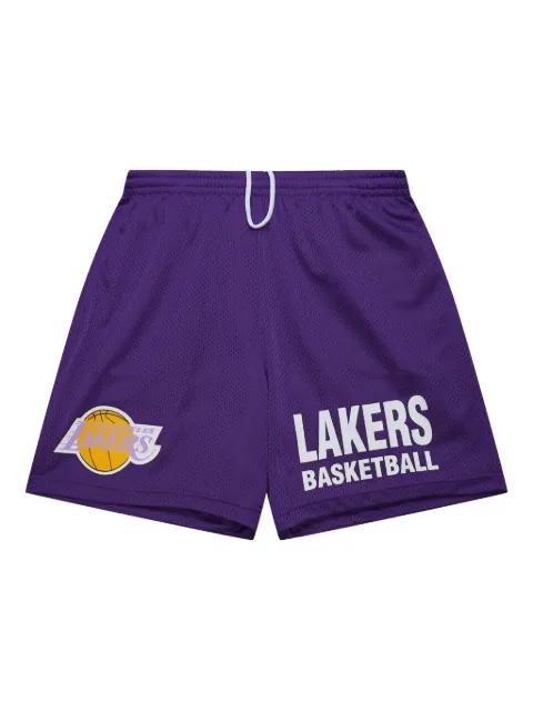 x Purple Los Angeles Lakers Hardwood Classics Gameday shorts by MITCHELL&NESS