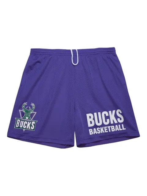 x Purple Milwaukee Bucks Hardwood Classics Gameday shorts by MITCHELL&NESS
