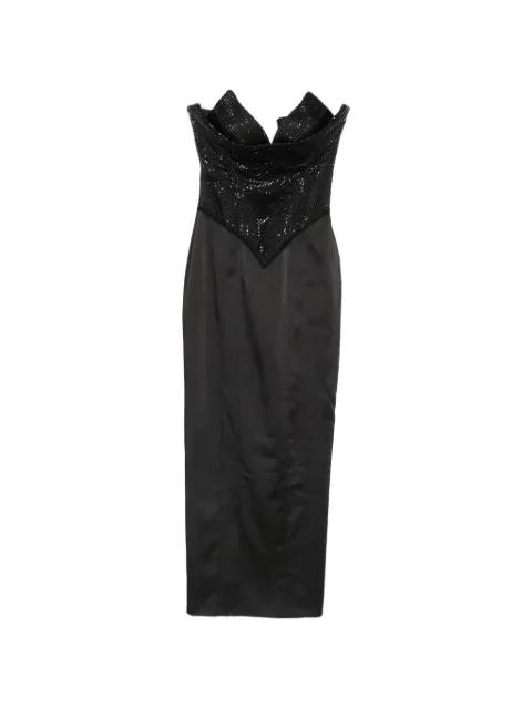 crystal-embellished maxi dress by MITILIANE COUTURE