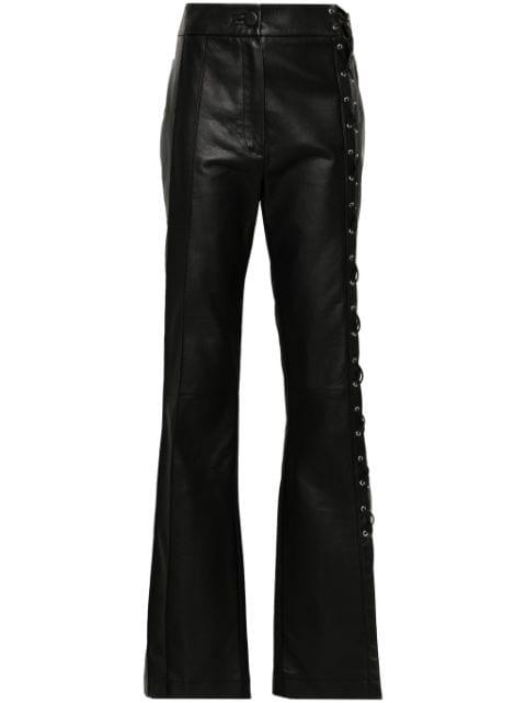 leather trousers by MITILIANE COUTURE