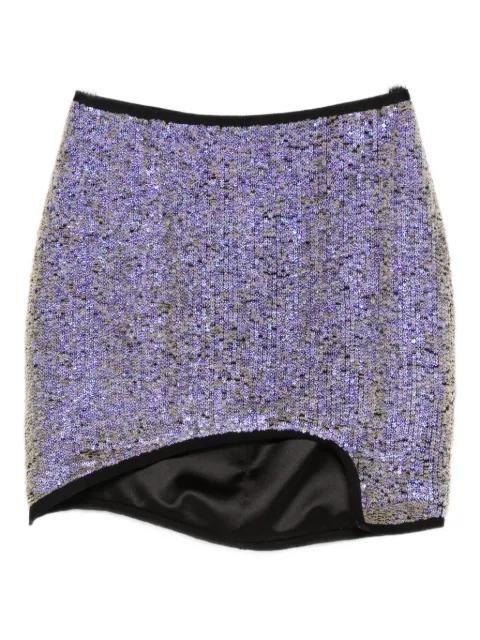 sequined mini skirt by MITILIANE COUTURE