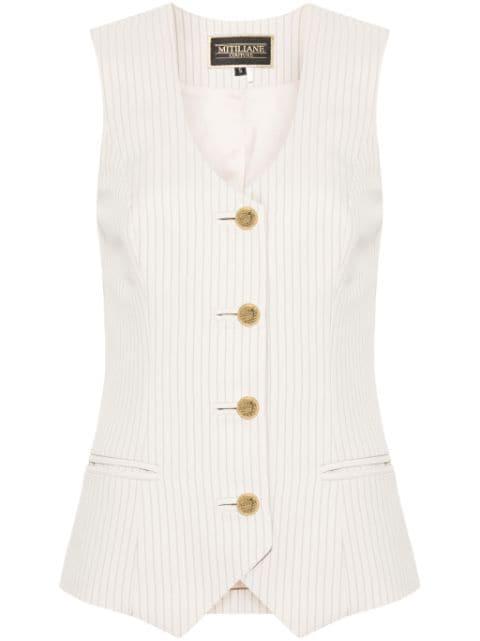striped vest by MITILIANE COUTURE