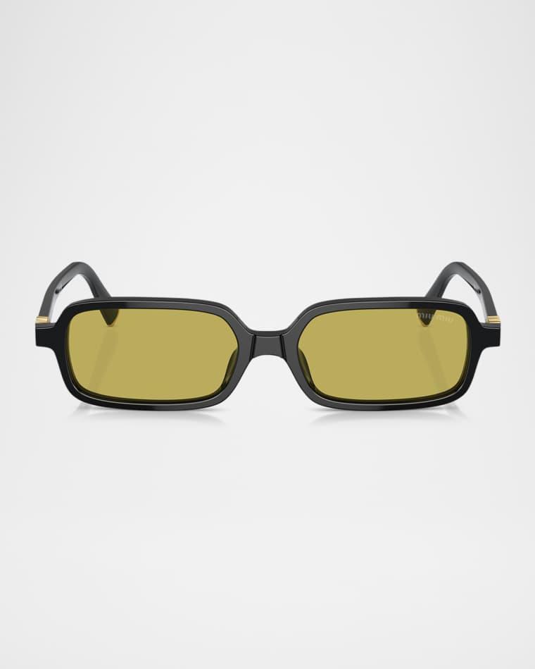 11Zs Rectangular Sunglasses by MIU MIU