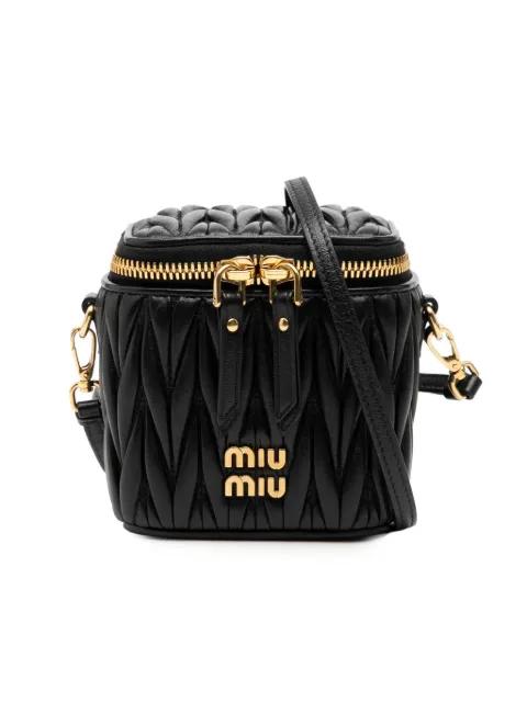 2000-2010 Micro Matelasse Nappa Vanity crossbody bag by MIU MIU 