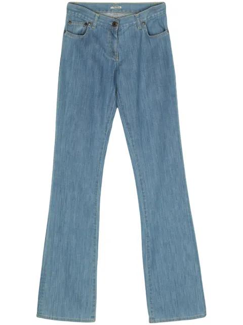 2000s mid-rise flared jeans by MIU MIU 