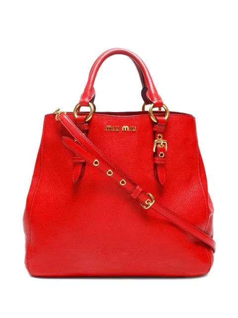 2010-2015 leather tote bag by MIU MIU 