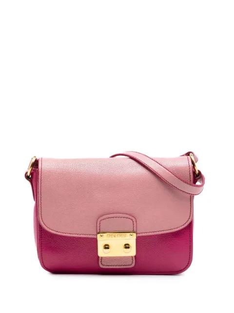 2010-2026 Bicolor Goatskin Madras crossbody bag by MIU MIU 