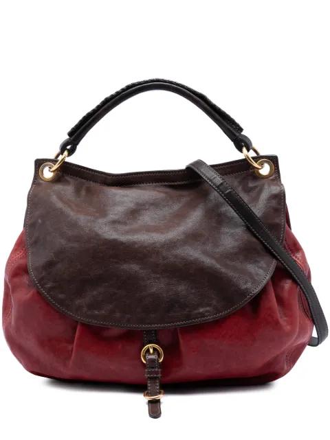 2010-2026 Bicolor Nappa Aviator Top Handle Bag satchel by MIU MIU 