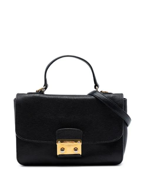 2010-2026 Goatskin Madras Flap satchel by MIU MIU 