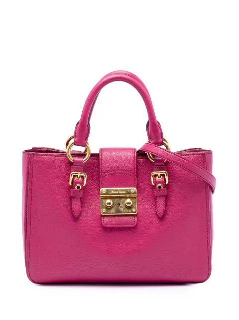 2010-2026 Goatskin Madras satchel by MIU MIU 