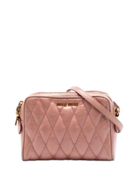 2010-2026 Matelasse Nappa Double Zip Camera Bag crossbody bag by MIU MIU 