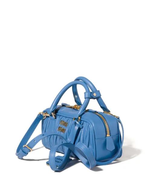 Arcadie matelassé nappa-leather bag by MIU MIU