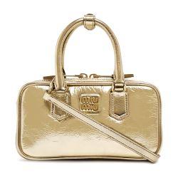 Arcadie nappa leather mini bag by MIU MIU
